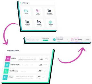 screenshot of Pipelyft sales engagement platform, automation